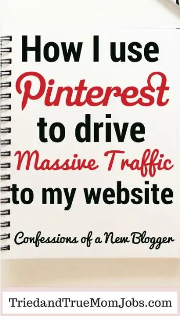 Text: How I use Pinterest to drive massive traffic to my website.