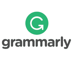 An ad for grammarly, a downloadable tool to fix grammar mistakes on your computer