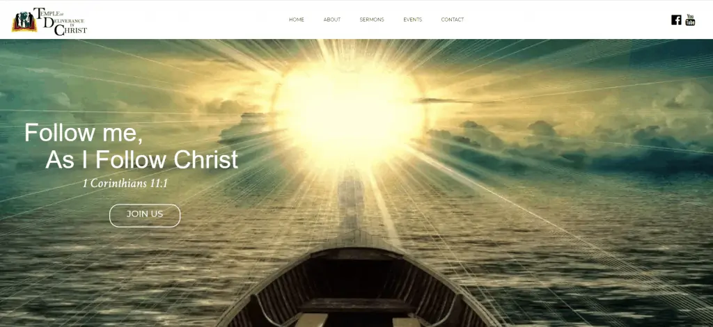 picture of the sun from a boat with a bible verse created by a web designer 