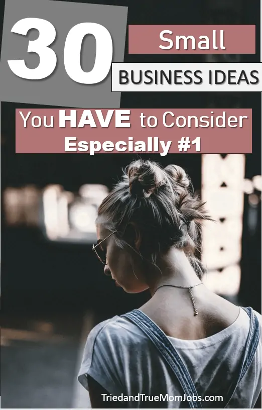 Do you want to start your own business but have this one little problem…you have no idea what to do? Well, that’s okay because I have a list full of small business ideas to help you figure it out!