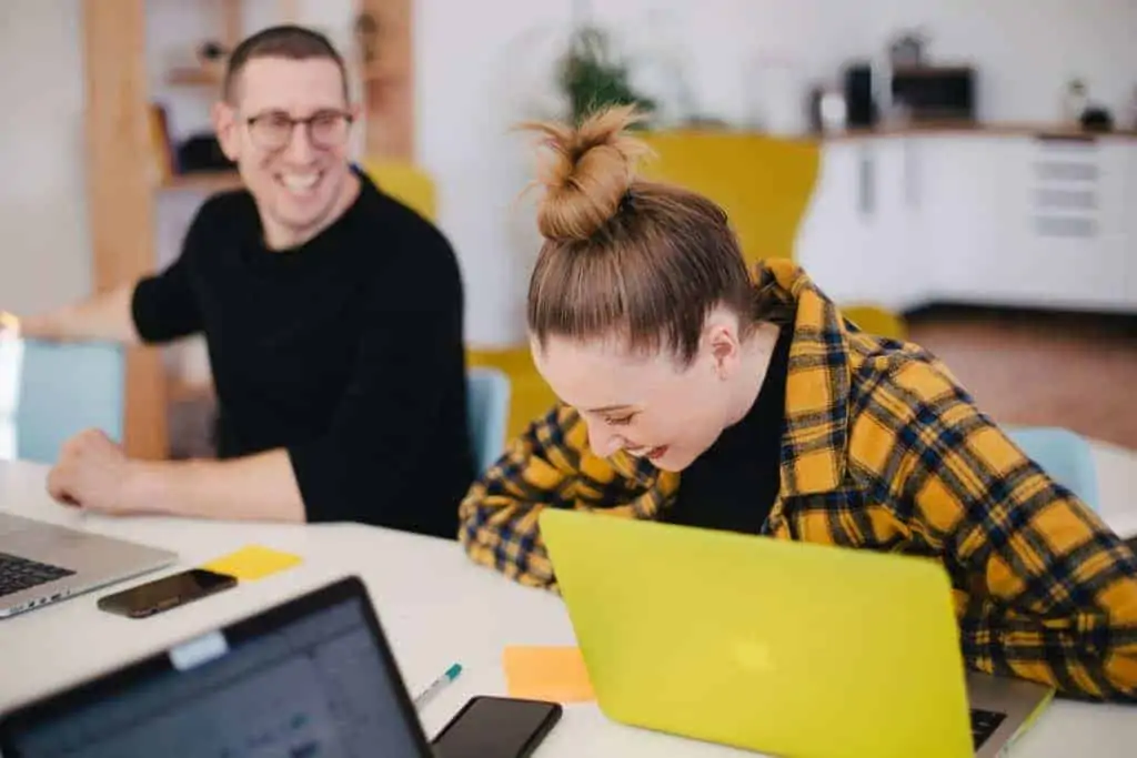 man and woman looking for the Best Side Jobs you Can do from home