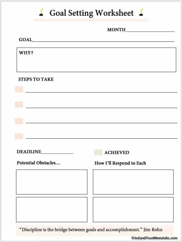 Best (FREE) Goal Setting Worksheet in 2023 The One You Need