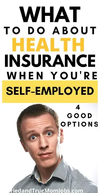 Text: How To Get Health Insurance if You’re Self-Employed