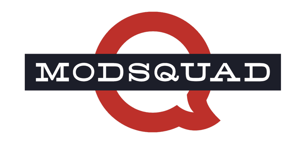Ad for modsquad, a social media monitoring company