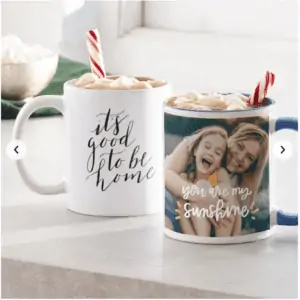 Mug with mom and daughter on it