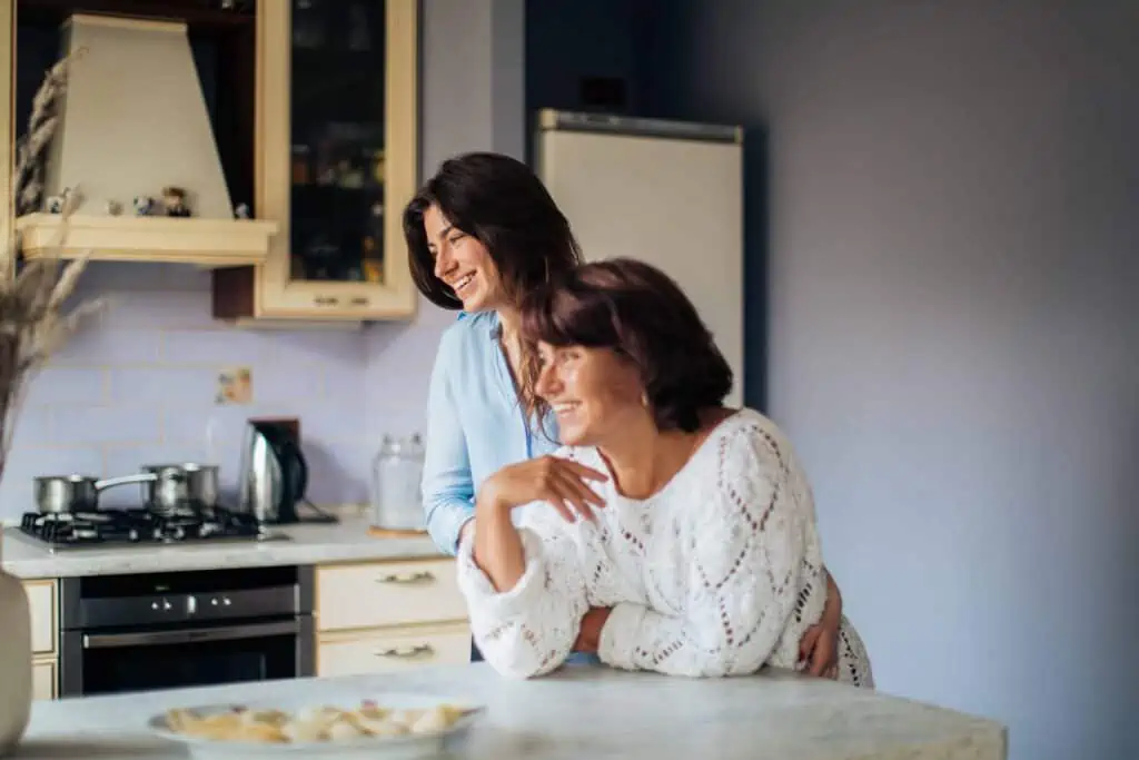 picture of a mom and her daughter