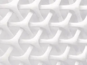 White geometric pattern